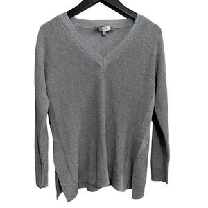 Reiss Gray V-Neck Sweater